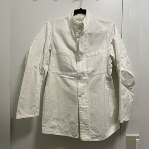 Vintage British Military Jacket w/ Stand-Up Collar